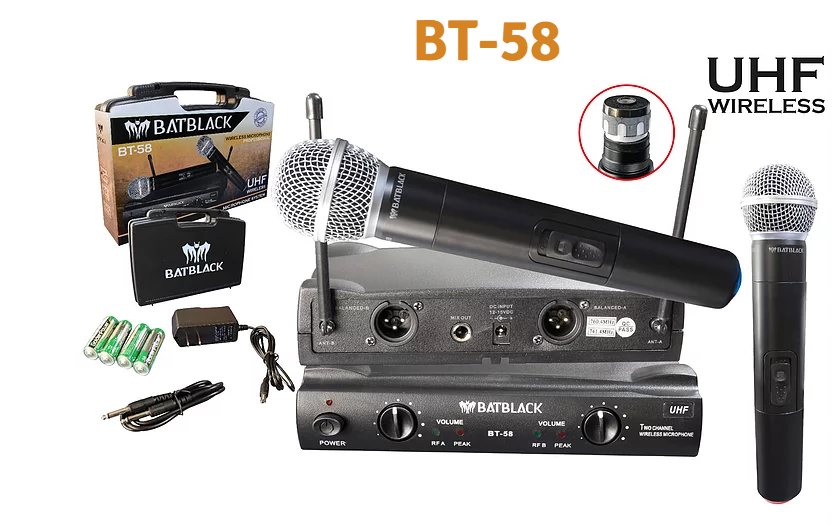 Microfono Inalambrico Batblack BT-58