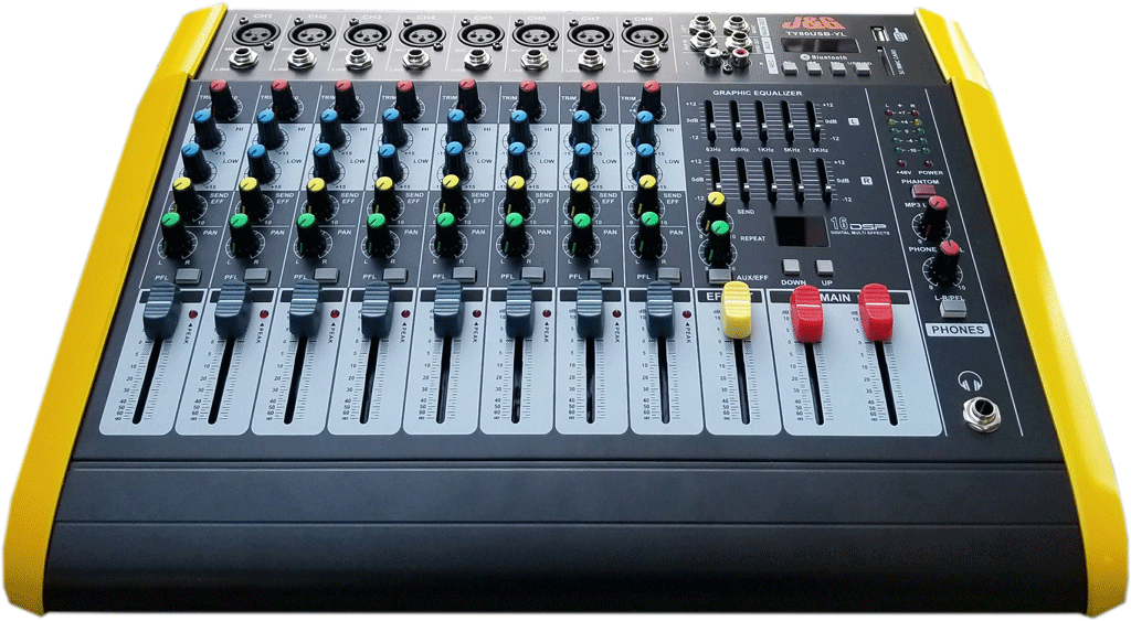 Consola JyG 8 Canales TY80USB-YL
