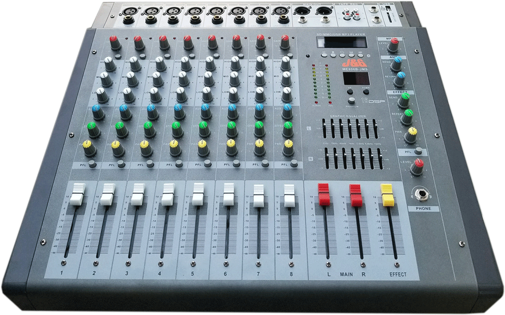 Consola JyG 8 Canales ME806B-JMS