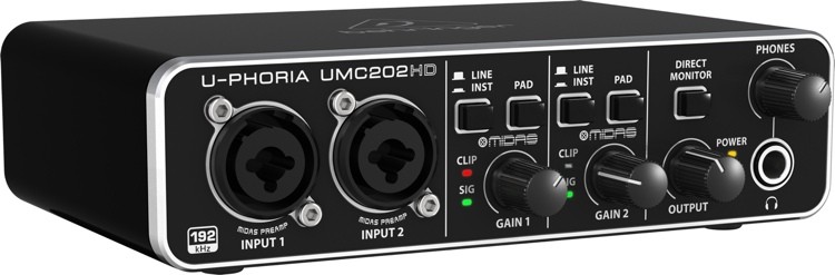 Interface Audio Behringer UMC202HD