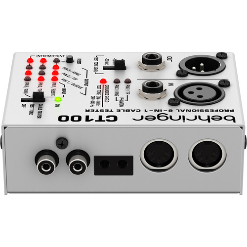 Testeador P/ Cables de Sonido CT100 Behringer