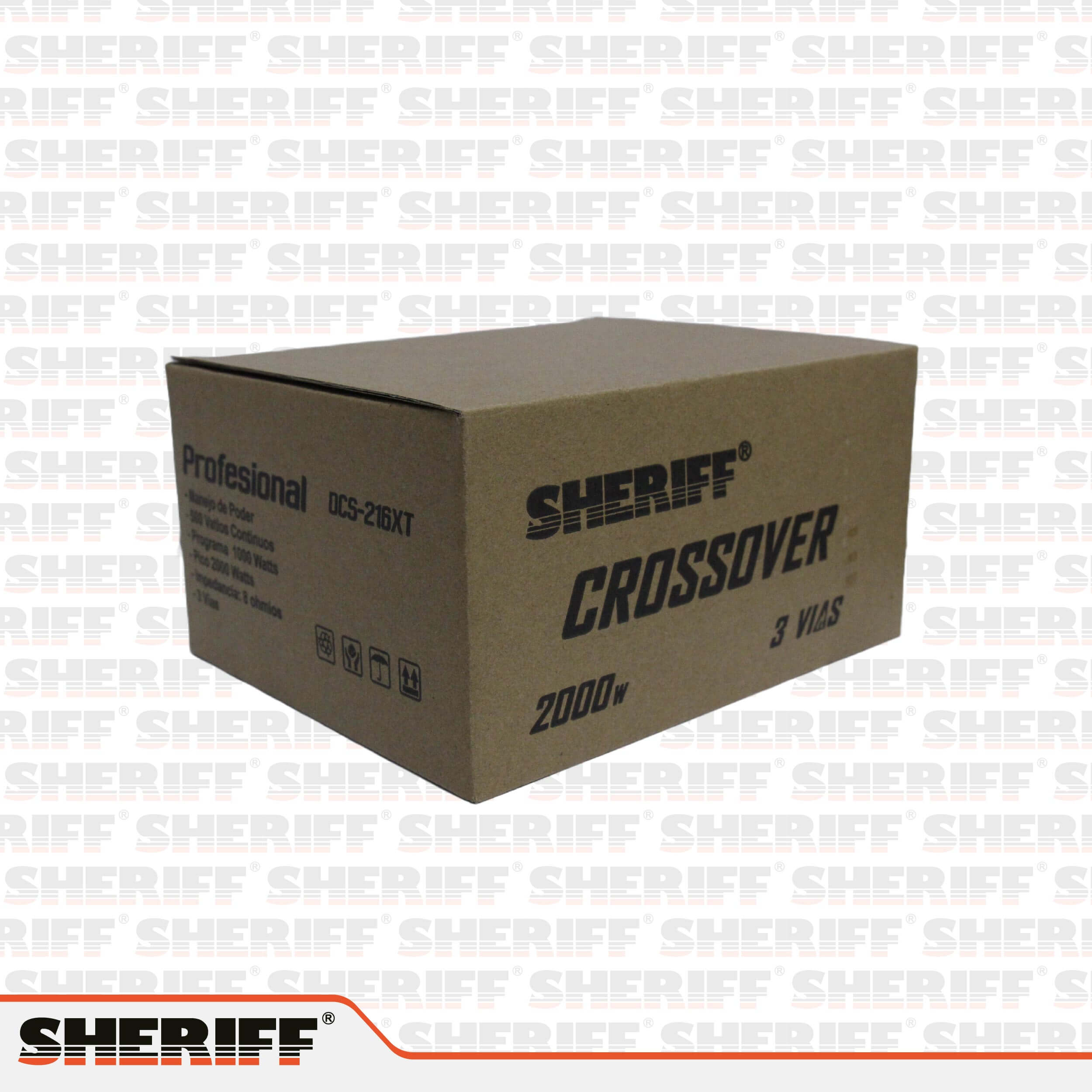 Croosover Sheriff DCS-216XT 3 vías 2000W   