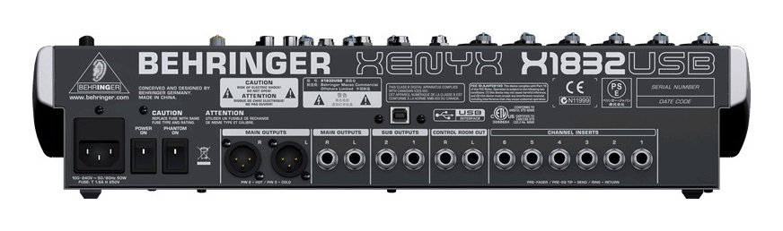 Consola Behringer Xenyx X1832USB