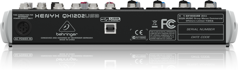 Consola Behringer Xenyx QX1202USB