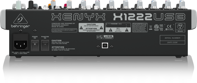 Consola Behringer Xenyx X1222USB