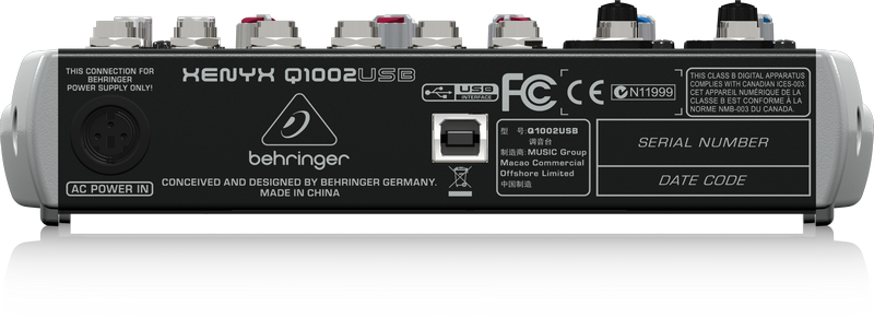 Consola Behringer Xenyx Q1002USB