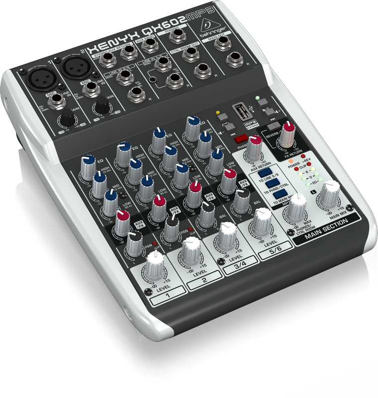 Consola Behringer Xenyx QX602 MP3