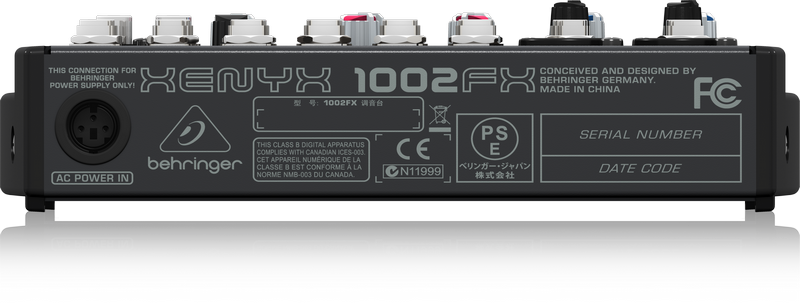Consola Behringer Xenyx 1002FX