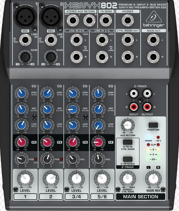 Consola Behringer 802