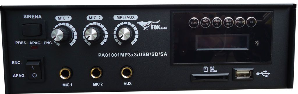 Amplificador Fox Audio PA01001 60W