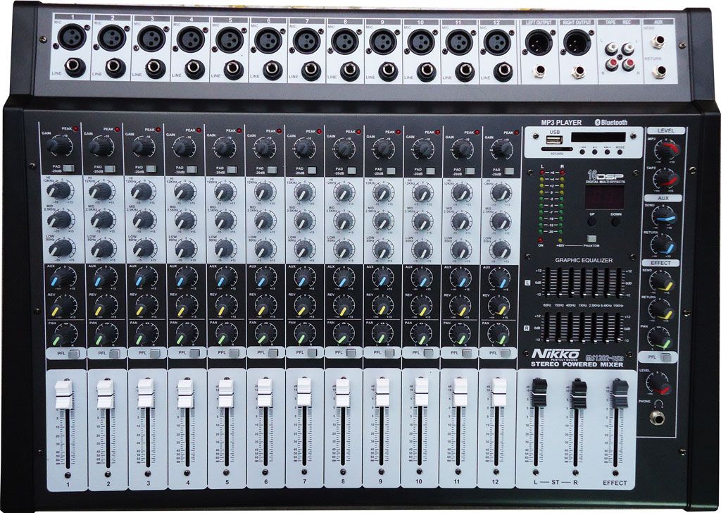 Consola Amplificada Nikko  MS1202-USB