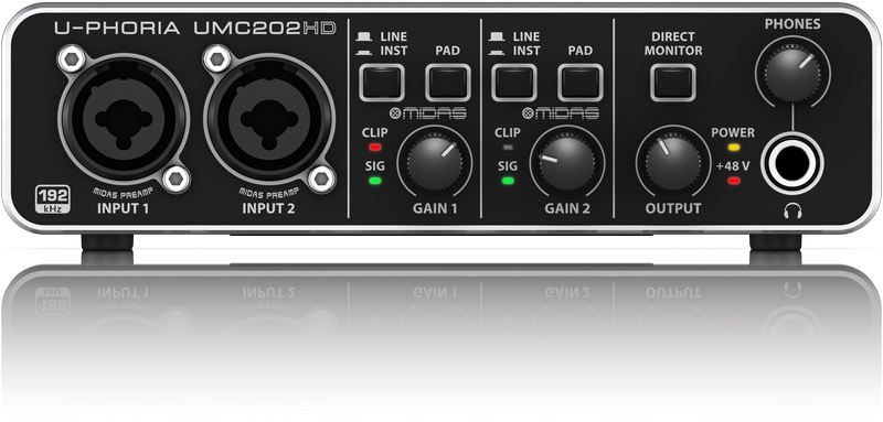 Interface Audio Behringer UMC202HD