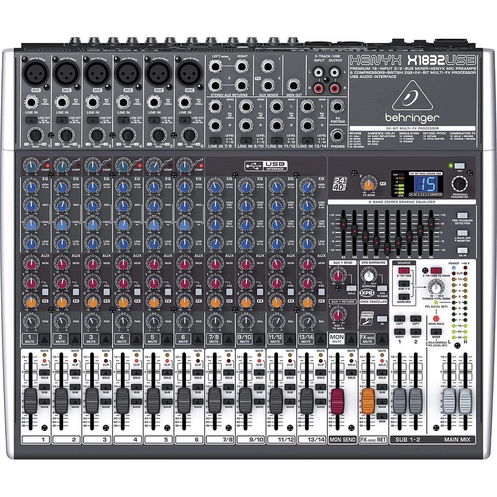 Consola Behringer Xenyx X1832USB