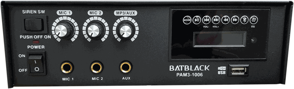 Amplificador  Batblack PAM3-1006 80W 