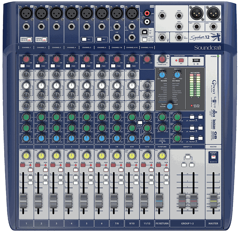 Consola Soundcraft Signature 12E