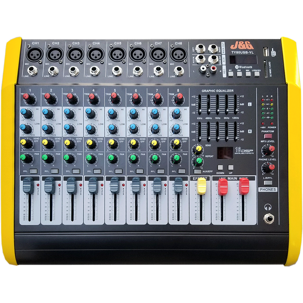 Consola JyG 8 Canales TY80USB