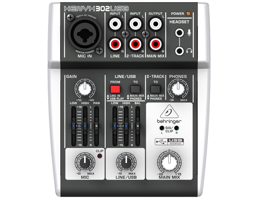 Consola Xenyx 302 USB Behringer