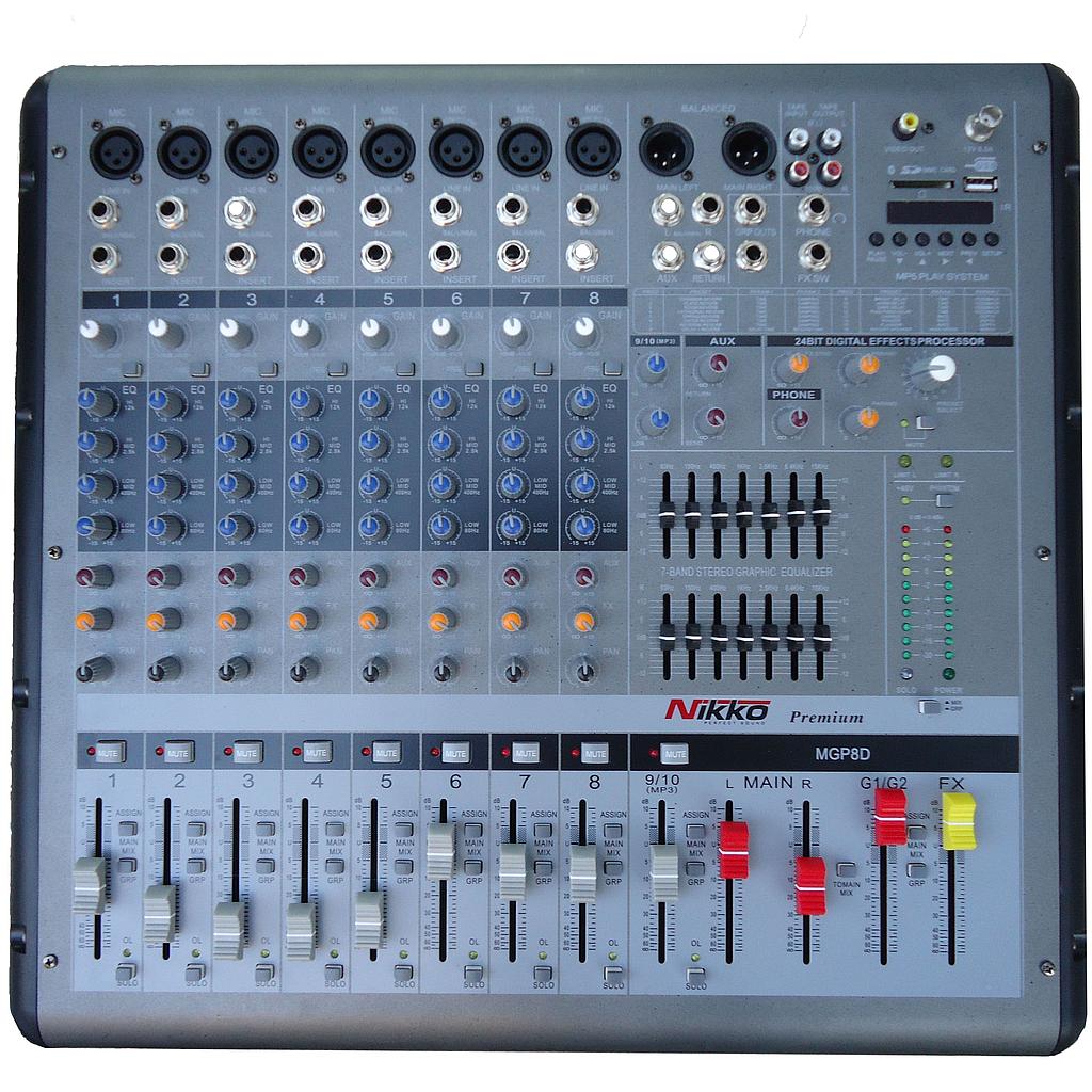 Consola Nikko 8 Canales