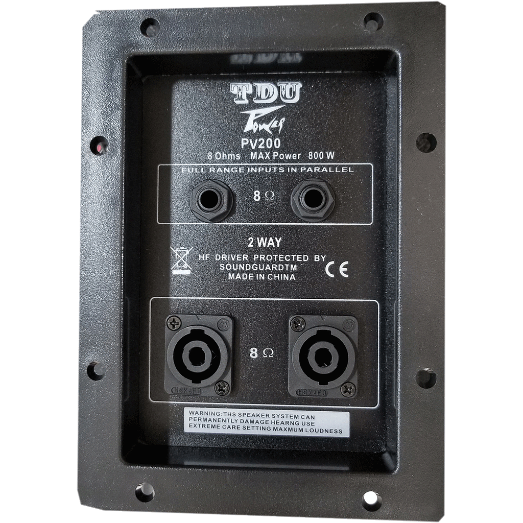 Croosover TDU PV200 2 vías 800W 