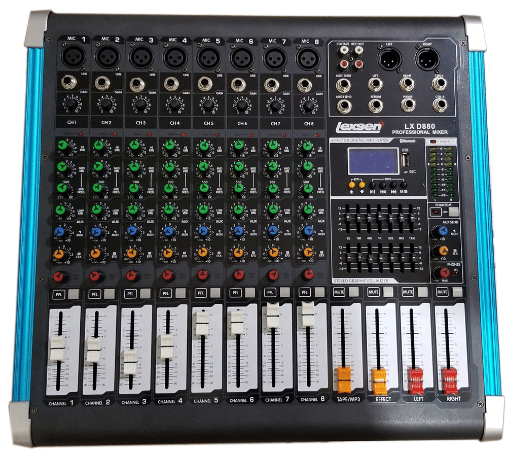 Consola Lexen 8 canales LX D880