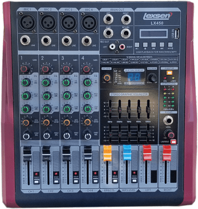 Consola Lexen 4 canales LX450