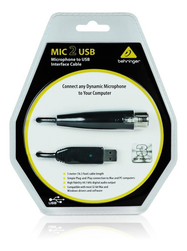 Cable Interface  Behringer MIC2USB