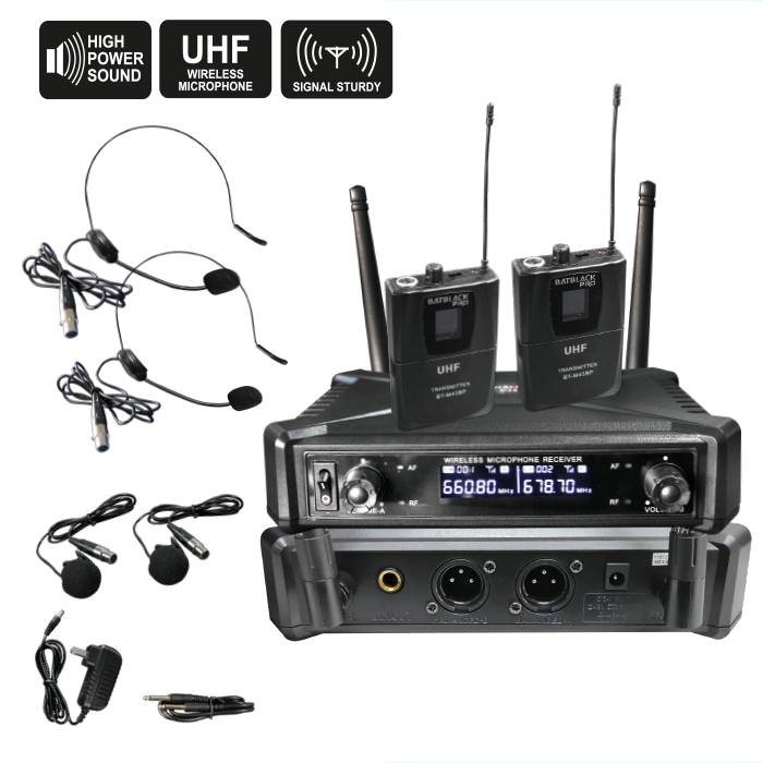 Microfono Inalambrico BatBlack BT-M43BP