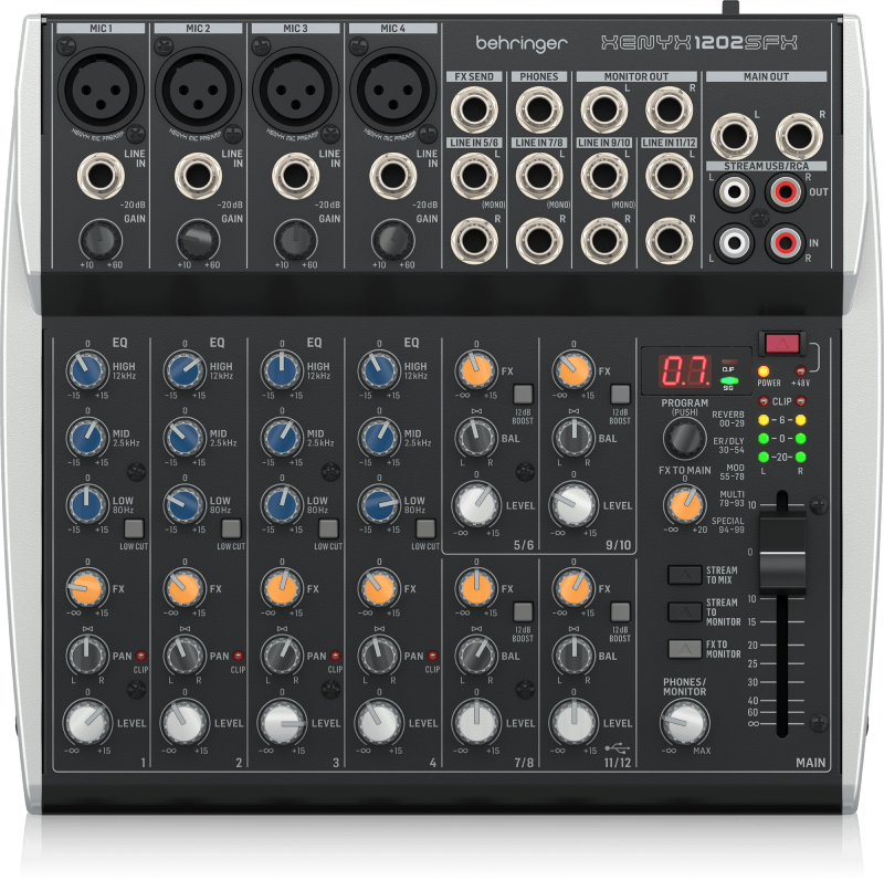 Consola Behringer 1202SFX