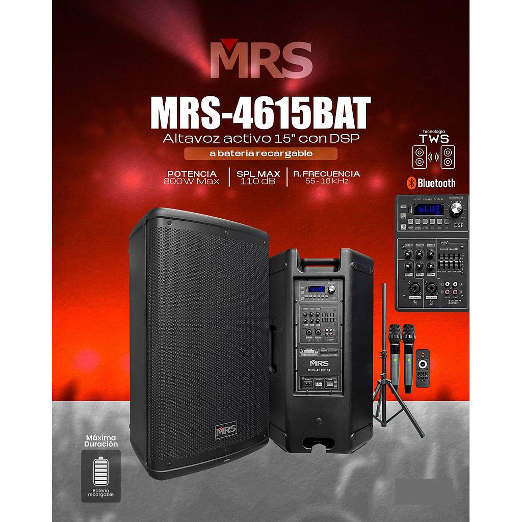 PARLANTE AMPLIFICADO MRS MRS-4615BAT