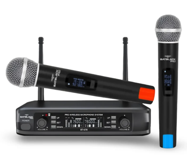 Microfono Inalambrico BatBlack BT-678