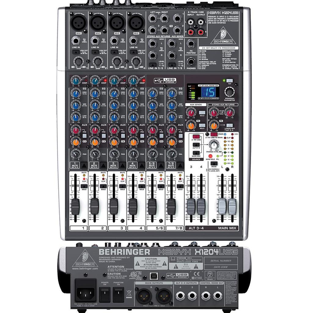 Consola Xenyx X1204 USB Behringer