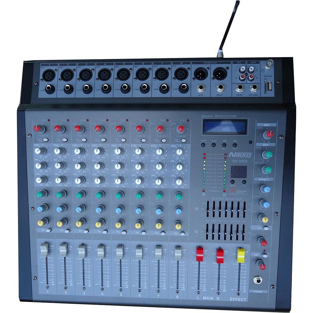 Consola Nikko 8 Canales ME806