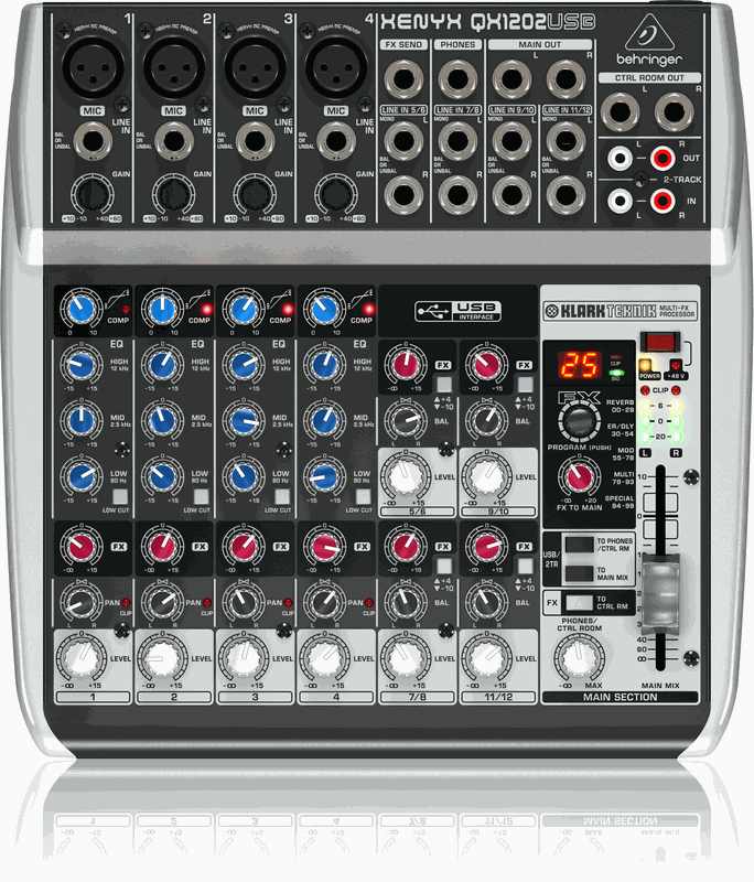 Consola Behringer Xenyx QX1202USB