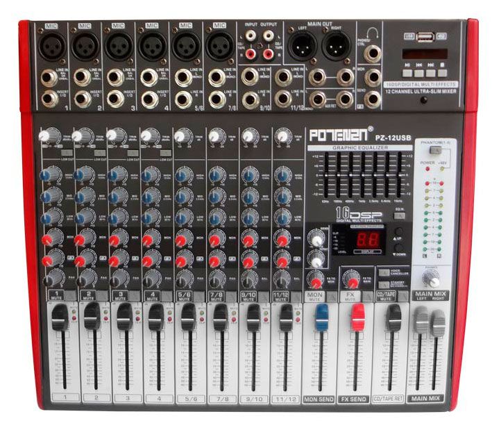 Consola Potenza PZ-12USB
