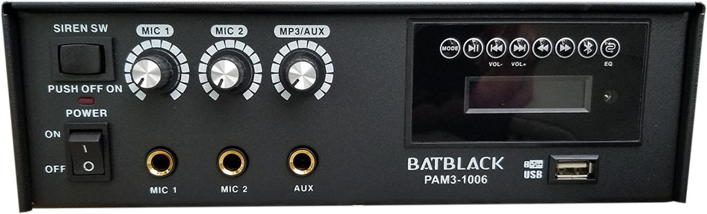 Amplificador  Batblack PAM3-1006 80W 