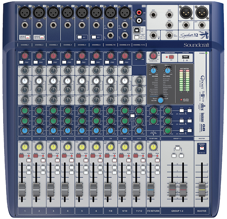 Consola Soundcraft Signature 12E